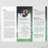 3回葬儀プログラムテンプレート (裏面)