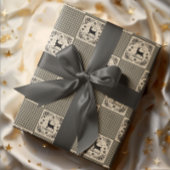 3国のクリスマスラッピング紙セット ラッピングペーパーシート
