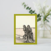 3女の子オンザビーチ ポストカード (スタンド正面)