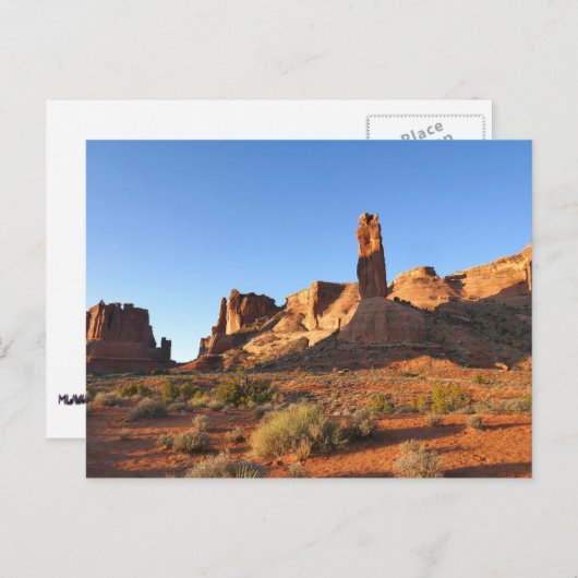 3姉妹アットアーチス国立公園 ポストカード (正面/裏面)