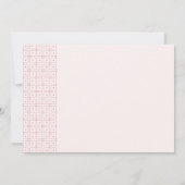 3婚約したフォト結婚した婚約パーティ 招待状 (裏面)