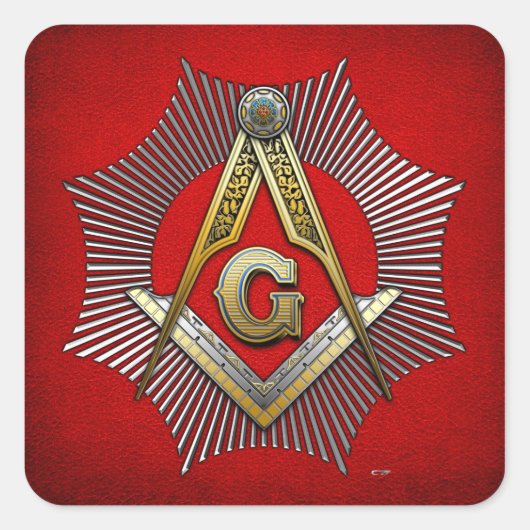 3学位修士メイスン スクエアシール (正面)