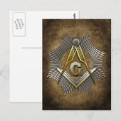 3学位修士メイスン ポストカード (正面/裏面)