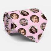 3家族のフォトコラージュ ネクタイ (ロール)