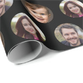 3家族のフォトコラージュ ラッピングペーパー (ロールコーナー)