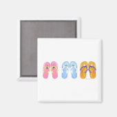 3対のフリップフロップマグネット マグネット (正面/裏面)