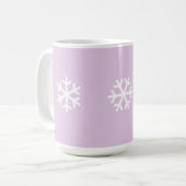 3小さい雪片のマグ コーヒーマグカップ (正面左)