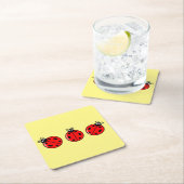 3小さなラディバグ – 紙コースター (インサイチュ)