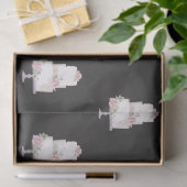 3層エレガントケーキのベーカリー 薄葉紙 (ギフト)