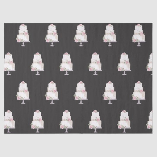 3層エレガントケーキのベーカリー 薄葉紙 (正面)