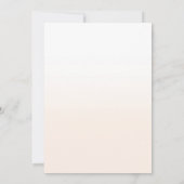 3層ケーキモダンエレガント素朴ブライダルシャワー 招待状 (裏面)