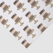 3層ケーキ モダン エレガント ラスティック ブライダルシャワー 薄葉紙 (詳細)