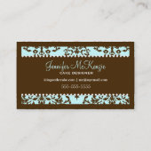 3層チョコレート青311蛇足 名刺 (裏面)