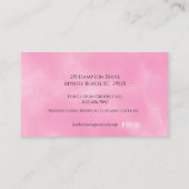 3層ピンクケーキモダンベーカリー事業 名刺 (裏面)