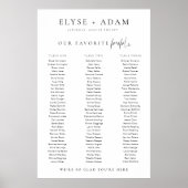 3席ミニマル席ポスター ポスター (正面)