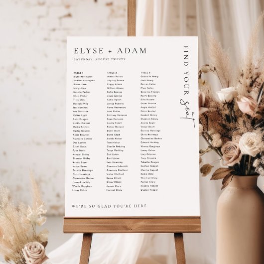 3席ミニマル席ポスター ポスター