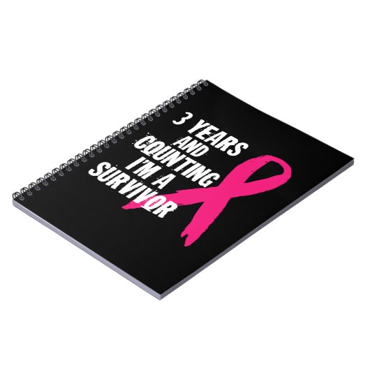 3年で数えて生き残った乳がん ノートブック (左側)
