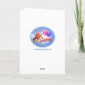 3年カスタム誕生日カードLittle Ladybug range カード (裏面)