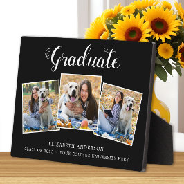 3年写真名学校卒業 フォトプラーク