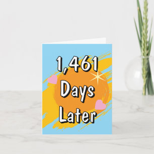 3年後結婚の日3周年 カード