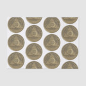 3年復興記念コイン 薄葉紙 (正面)