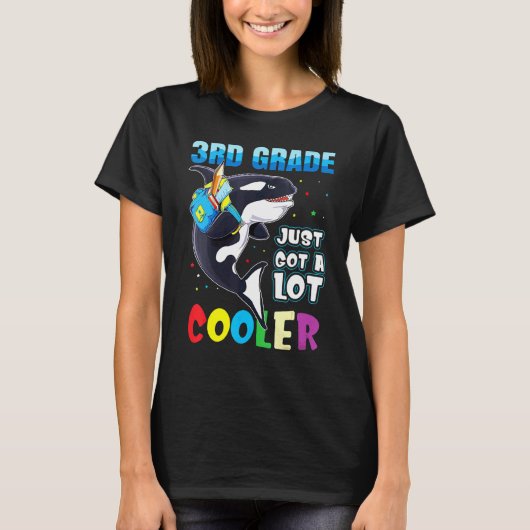 3年生がオークになってクールに学校へ Tシャツ (正面)