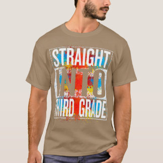 3年生にストレートの新学期Tシャツ Tシャツ