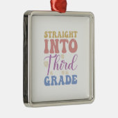 3年生にストレート先生 メタルオーナメント (右)