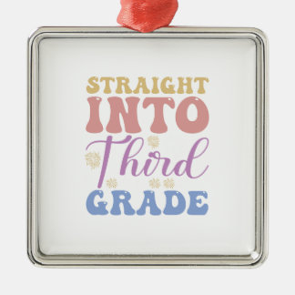 3年生にストレート先生 メタルオーナメント