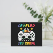 3年生に進級おめでとう!ゲーマーへのプレゼント ポストカード (スタンド正面)