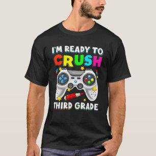 3年生のゲームコントローラーVidをクラッシュする準備ができている Tシャツ