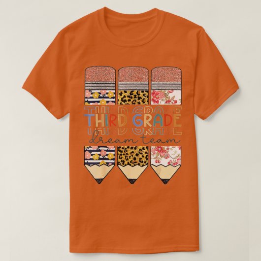 3年生のドリームチームの学生先生Sに戻る Tシャツ (デザイン正面)
