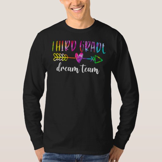 3年生のドリームチームの学生先生Sに戻る Tシャツ (正面)