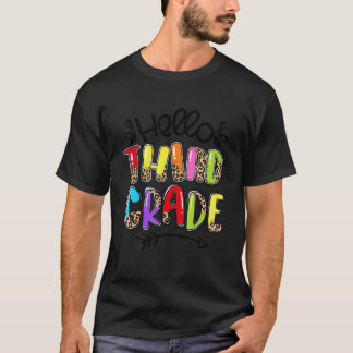 3年生のヒョウ柄の先生のためのアイテム Tシャツ