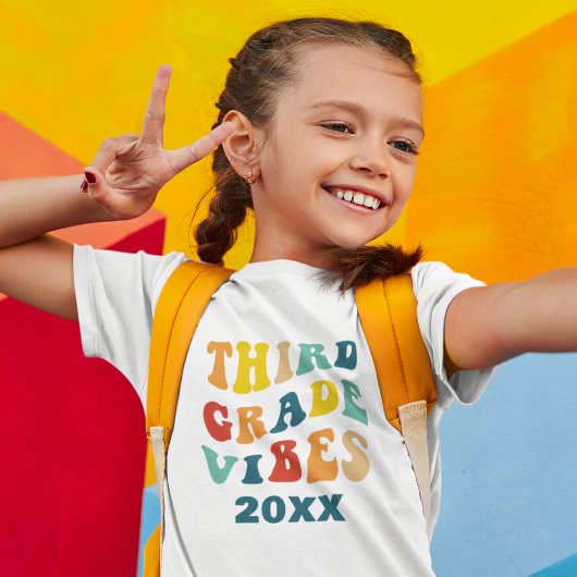 3年生のビベス新学期レトロ Tシャツ