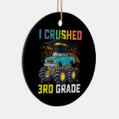 3年生のモンスタートラックの卒業式をつぶした セラミックオーナメント (右)