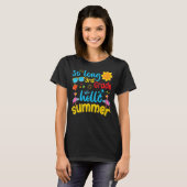 3年生のロングハローサマー最終日 Tシャツ (正面フル)