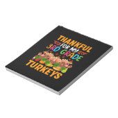 3年生の七面鳥に感謝 ノートパッド (回転)