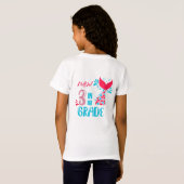 3年生の人魚の尻尾 Tシャツ (裏面フル)