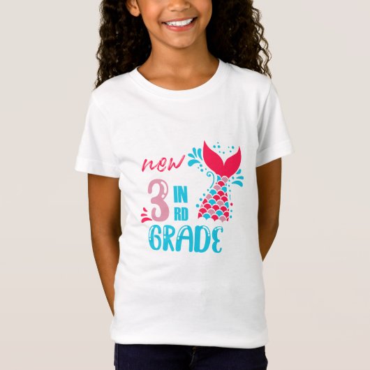 3年生の人魚の尻尾 Tシャツ (正面)
