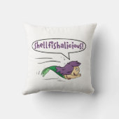 3年生の人魚の装飾用クッション(デザイン1) クッション (裏面)