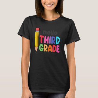 3年生の先生へ はじめまして!小学校初めての登校日 Tシャツ