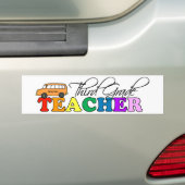 3年生の先生 バンパーステッカー (車上)