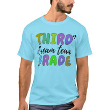3年生の先生、先生チーム3年生Tシャツ