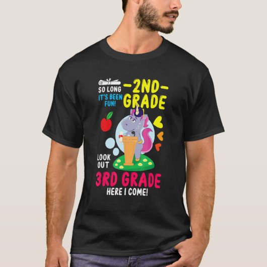 3年生の先生・生徒のためのバックトゥスクール ユニ Tシャツ (正面)