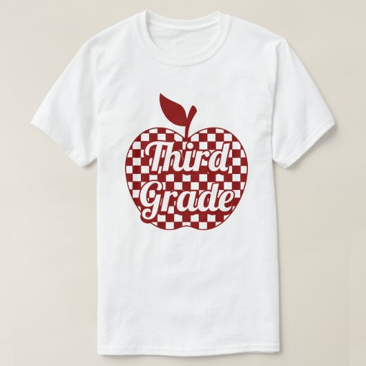 3年生の先生 Tシャツ (デザイン正面)