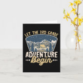 3年生の冒険を先生に戻す カード (黄色い花)