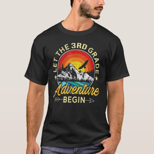 3年生の冒険を3年生に戻す Tシャツ (正面)