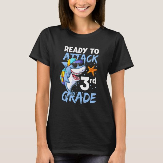 3年生の初日の学校生活に備える Tシャツ (正面)