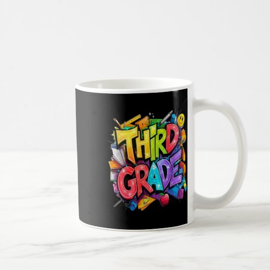3年生の初日フラワーバンドル 先生へ コーヒーマグカップ (右)